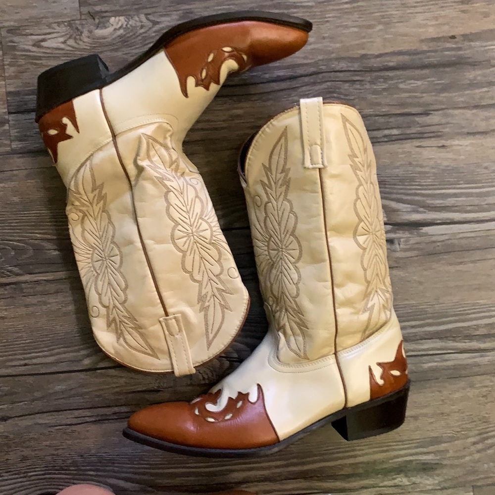 Sheplers Two Tone Cowboy Boots